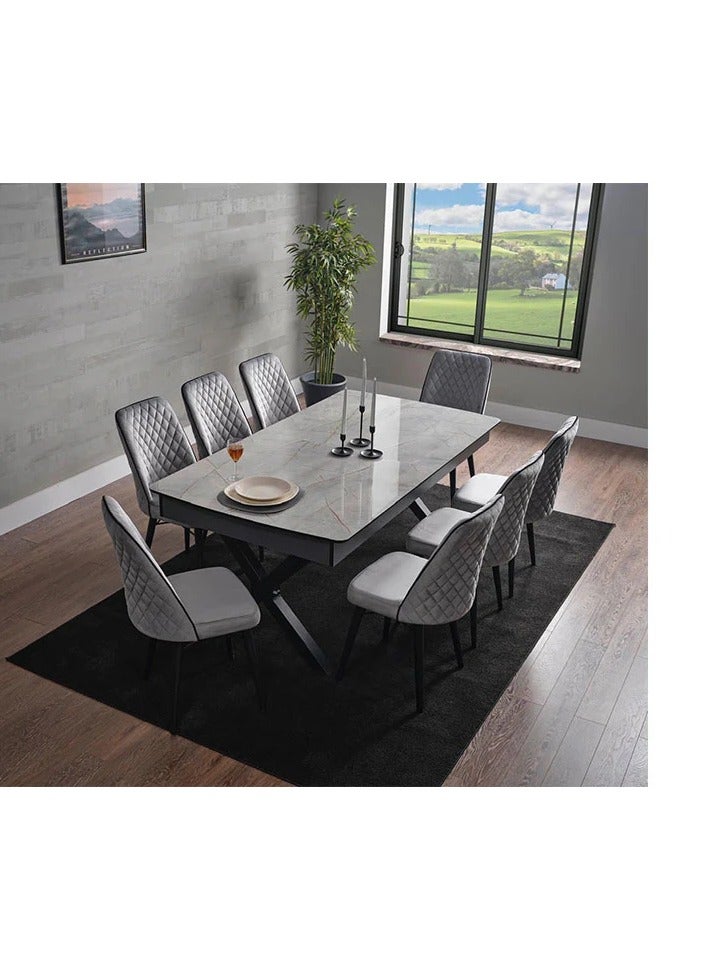 MK Kabbani Furniture Tower 10-Seater Dining Set  - Image 5