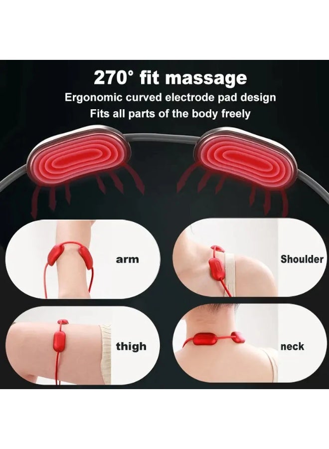 Hands-Free Neck Massager with Heat - Portable Wearable for Shoulder & Cervical Massager at Office & Home - Image 2