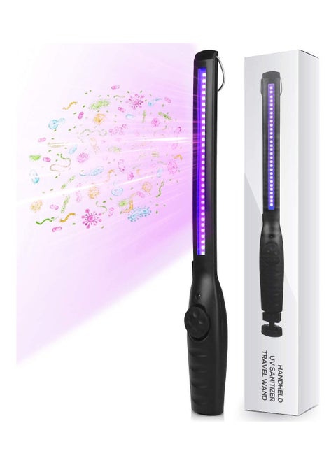 UV Light Sanitizer, Portable UV Light Disinfection Lamp, USB Rechargeable Ultraviolet Light Sanitizer, for Home Hotel Travel Car Kills 99% of Germs Viruses and Bacteria UV light Sanitizer Wand