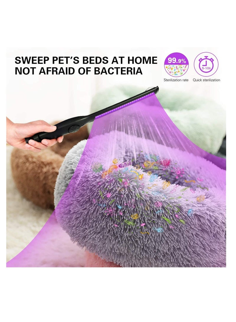 UV Light Sanitizer, Portable UV Light Disinfection Lamp, USB Rechargeable Ultraviolet Light Sanitizer, for Home Hotel Travel Car Kills 99% of Germs Viruses and Bacteria UV light Sanitizer Wand