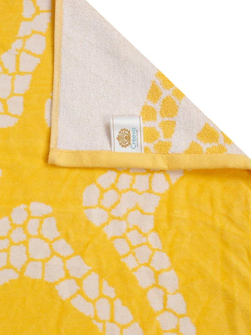 CREEVA Starfish Splash Beach Towel – Sunburst Edition, 105 x 180 cm - Image 3