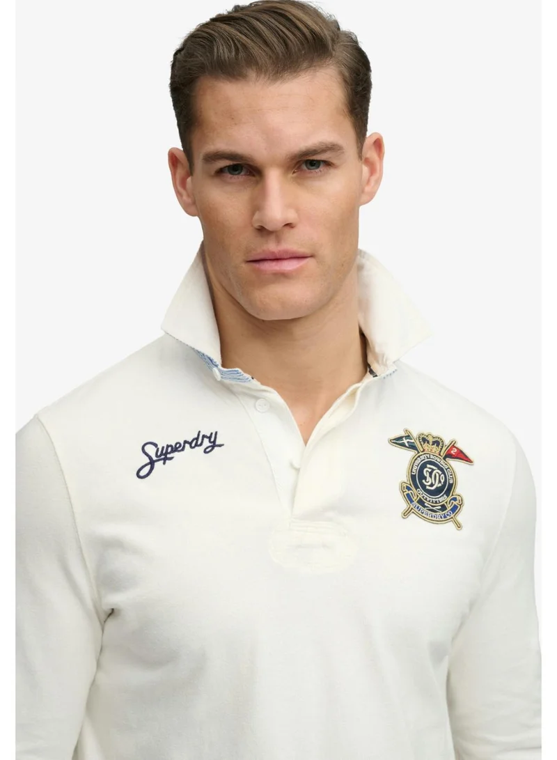 Superdry  Double Emblem Rugby Top for Men | Best Price UAE