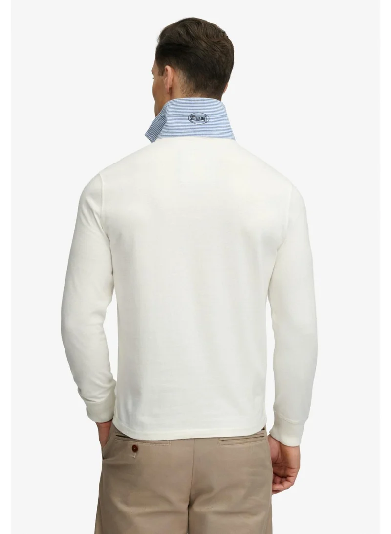 Superdry  Double Emblem Rugby Top for Men | Best Price UAE