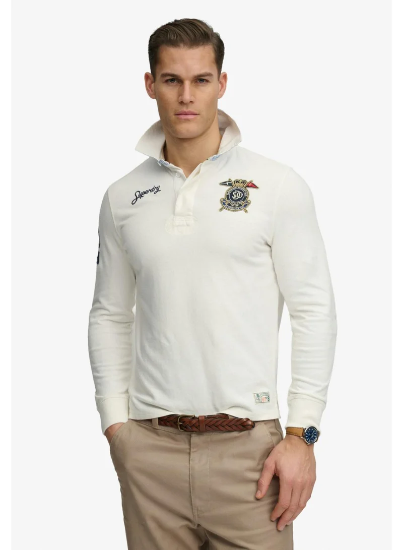 Double Emblem Rugby Top