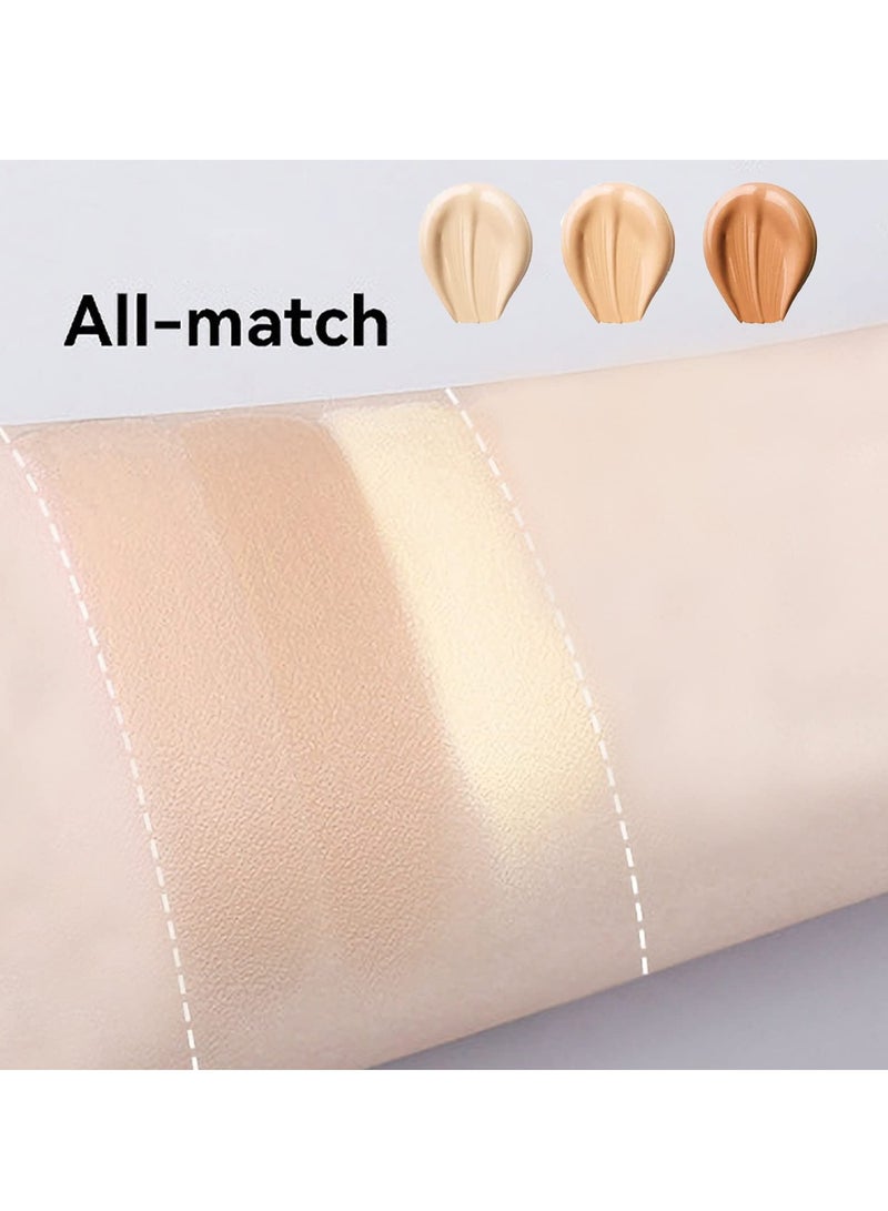 KASTWAVE SYOSI, 3 Colors Cream Contour Palette, Concealer Makeup Palette Color Corrector, Highlighter and Bronzer Palette, Foundation Color Correcting Concealer - Image 3