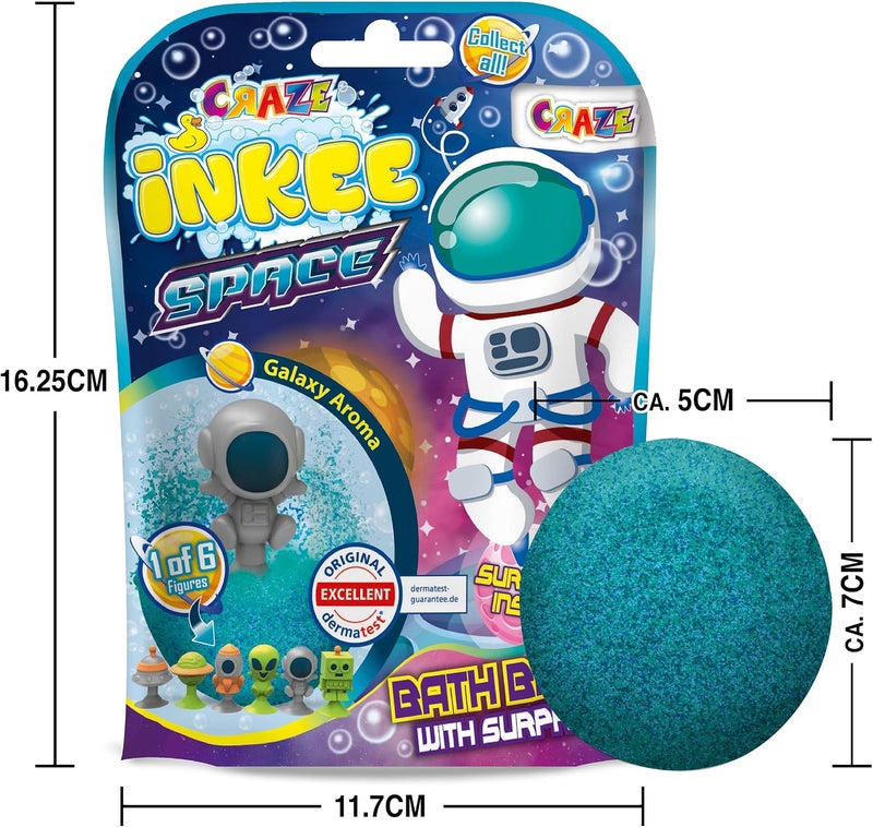 Inkee Bath Bomb with Space Surprise - Galaxy Aroma for Kids - Image 5