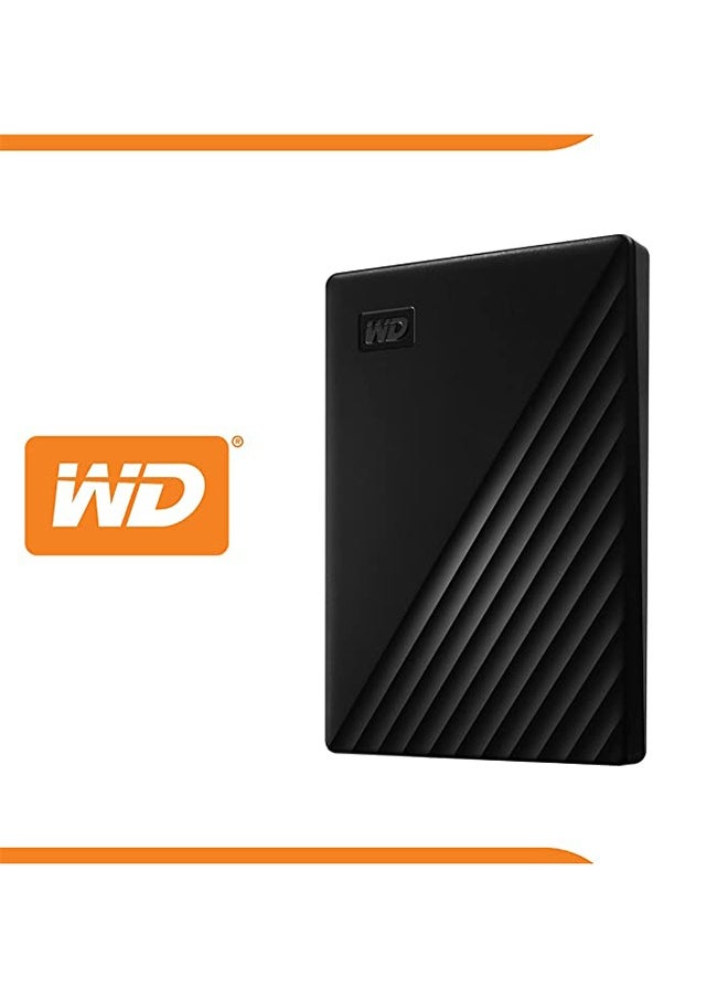 دبليو دي دي - قرص صلب خارجي محمول 2 تيرابايت My Passport مع واجهة USB 3.0 - WDBYVG0020BBK سعة 2 تيرابايت - Image 1