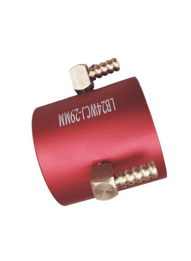 Aluminum Alloy Water Cooling Jacket 2435 2440 Brushless Motor Use Motor Cooling Sleeve-Color:Red  - Image 3