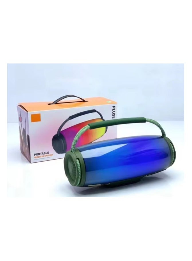 LM High Power Bass Portable Wireless Blue tooth Studio Dj Party Concert Speaker Colorful Flame Light  Outdoor Loud Speaker - Image 1