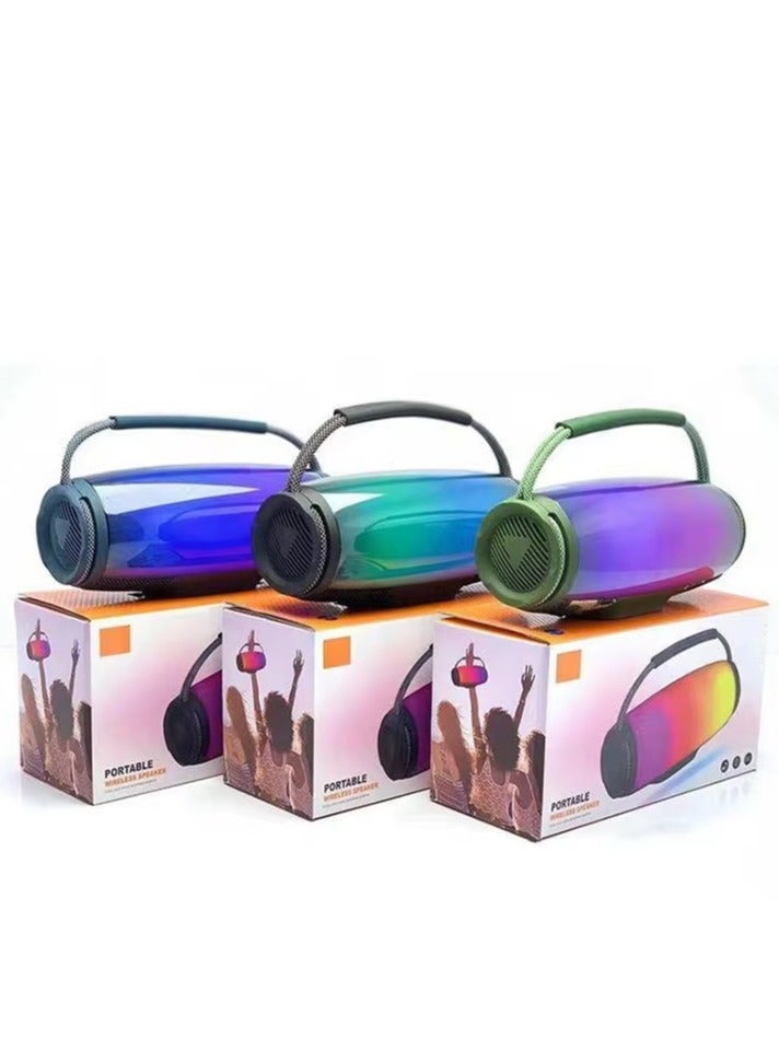 LM High Power Bass Portable Wireless Blue tooth Studio Dj Party Concert Speaker Colorful Flame Light  Outdoor Loud Speaker - Image 3