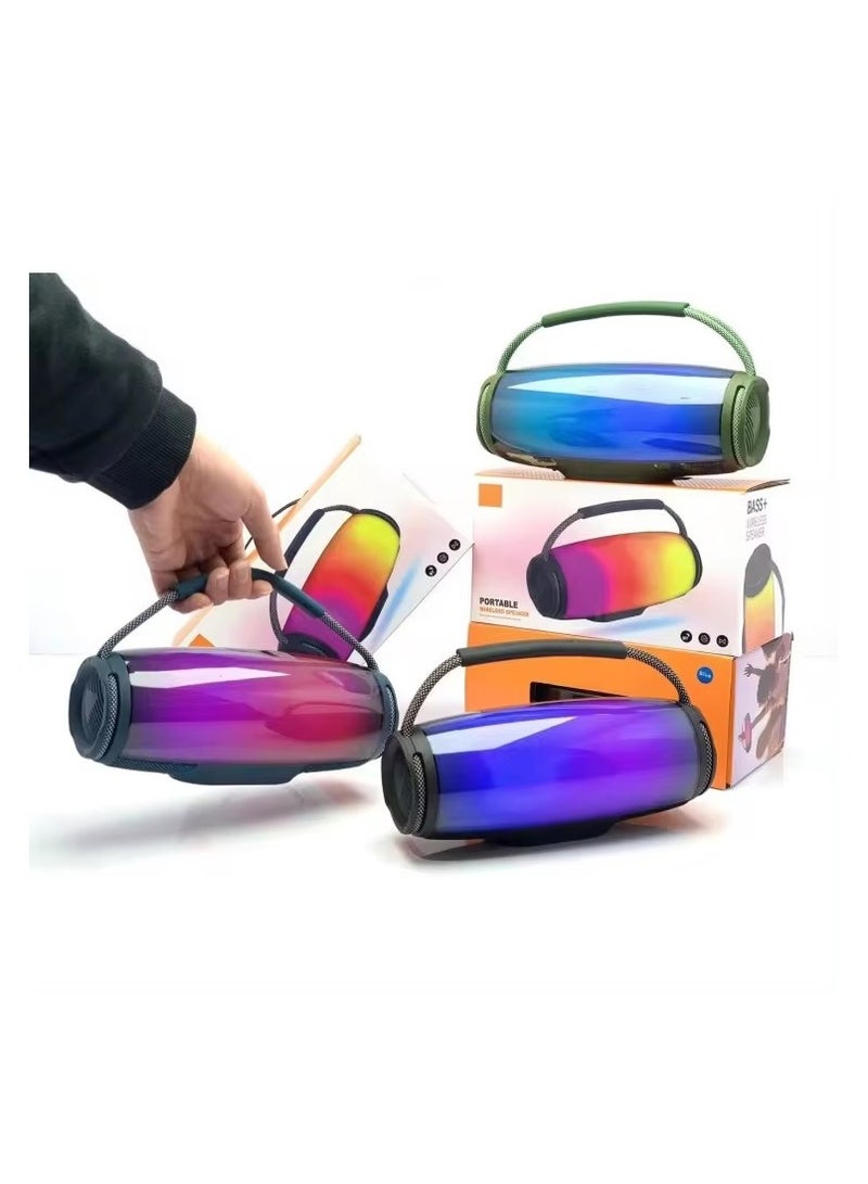 LM High Power Bass Portable Wireless Blue tooth Studio Dj Party Concert Speaker Colorful Flame Light  Outdoor Loud Speaker - Image 2