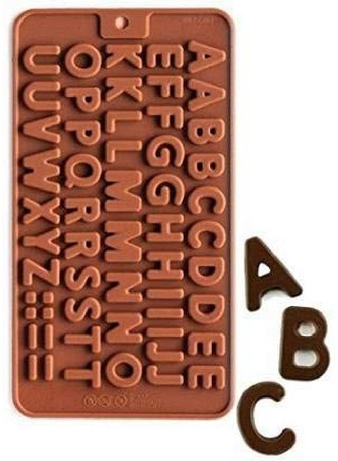 ROYALS Royals Silicone Chocolate Mould (Alphabet) Garnishing Mold, Alphabet Mould, ABC Mould |, 8 CM - Image 1