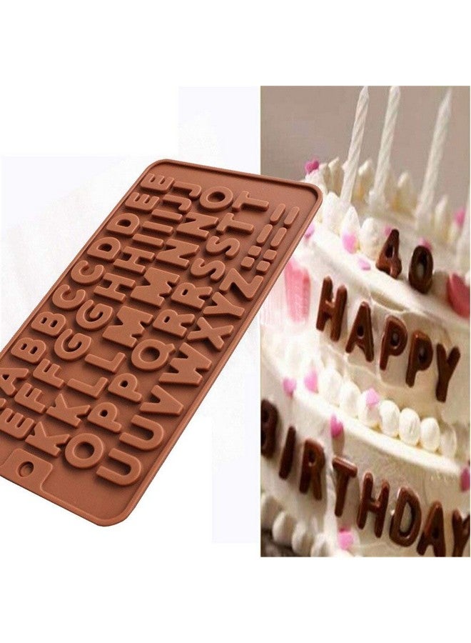 ROYALS Royals Silicone Chocolate Mould (Alphabet) Garnishing Mold, Alphabet Mould, ABC Mould |, 8 CM - Image 2