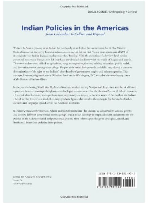 Indian Policies in the Americas: From Columbus to Collier and Beyond