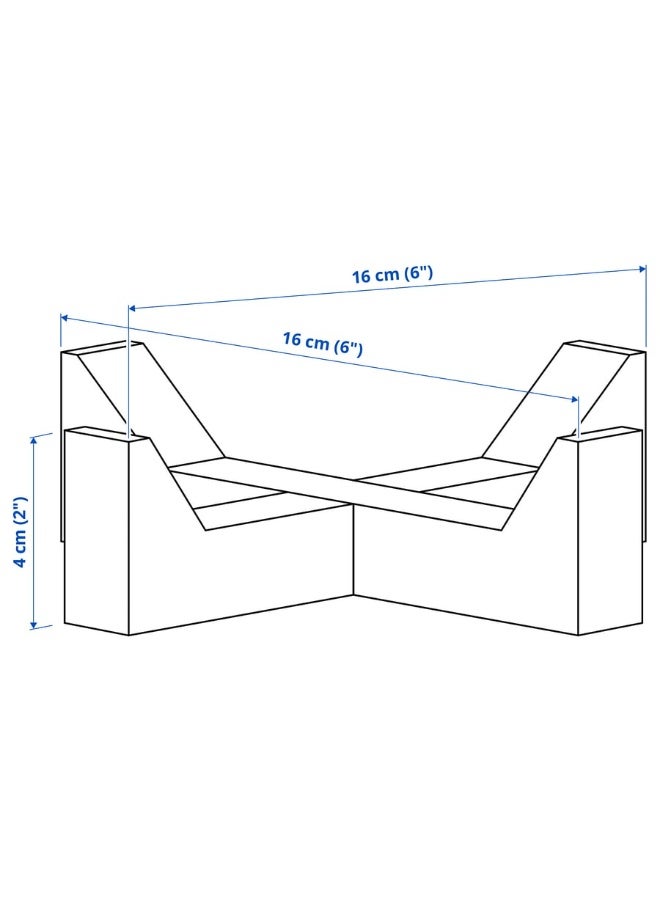 أيكيا قاعدة/حامل أصيص زهور أو وعاء تقديم خشبي من ايكيا (IKEA) - لون بني داكن - Image 4