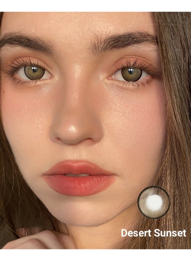 ARUWA Desert Sunset melody annual colorful unisex cosmetic contact lenses, no magnification - Image 3