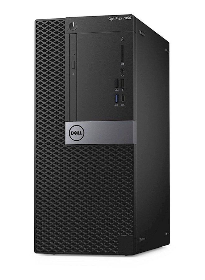 Optiplex 7050 MT Tower PC With Core i7 Processor/16 GB RAM/1 TB HDD/Integrated Intel HD Graphics Black