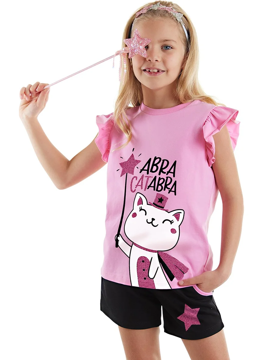 دينوكيدس Abra Catabra Girls T-Shirt Shorts Set
