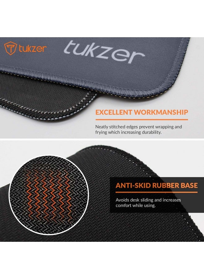 Tukzer Large Size (795mm x 298mm x 3.45mm) Extended Gaming Mouse Pad| Stitched Embroidery Edges| Non-Slip Rubber Base |for Computer Laptop | Keyboard Mouse Pad for Office & Home (Retro-Game) - Image 4