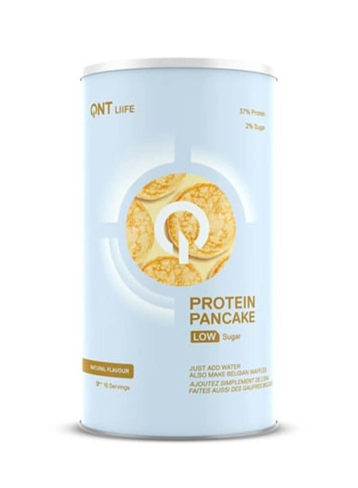 QNT Life Protein Pancake Low Sugar Natural 16 Servings 500g - Image 1