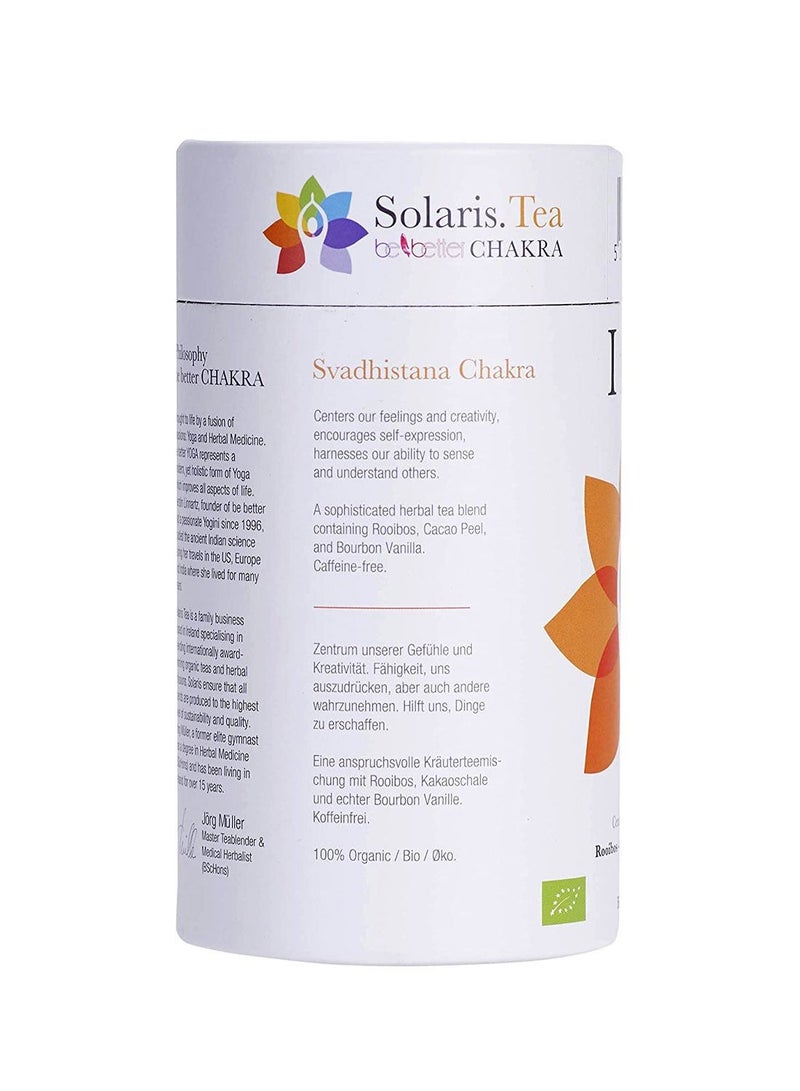 Solaris.Tea " I Feel " - Sacral Chakra Tea, Organic Whole Leaf Pyramid Teabags x 15 - Image 2