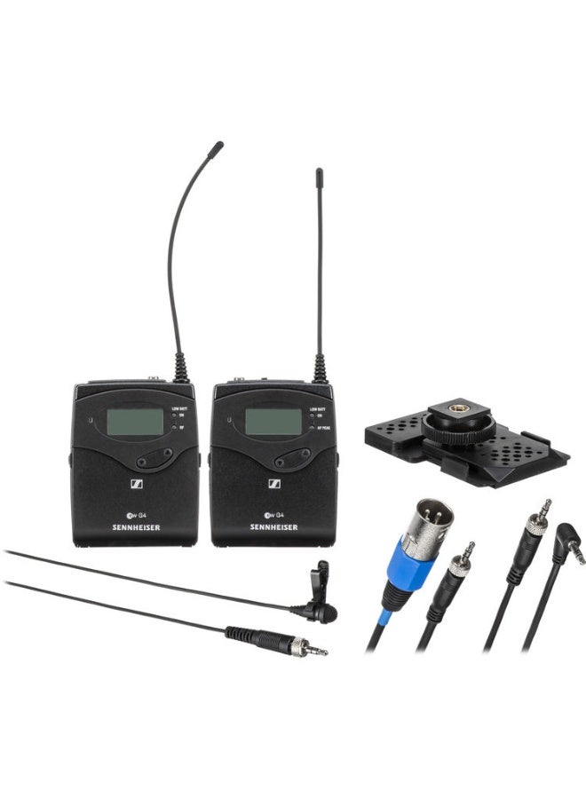 سنهيسر نظام ميكروفون لافالير لاسلكي Sennheiser EW 112P G4 يثبت على الكاميرا - Image 1