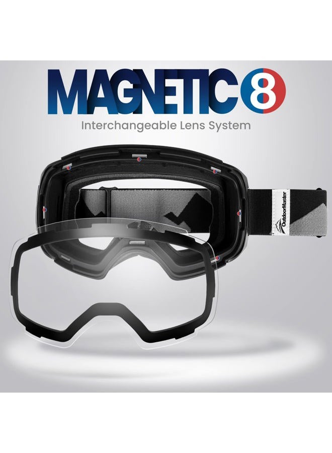 OutdoorMaster Ski Goggles PRO Replacement Lens - 20+ Choices (VLT 99% Clear Lens) - Image 2