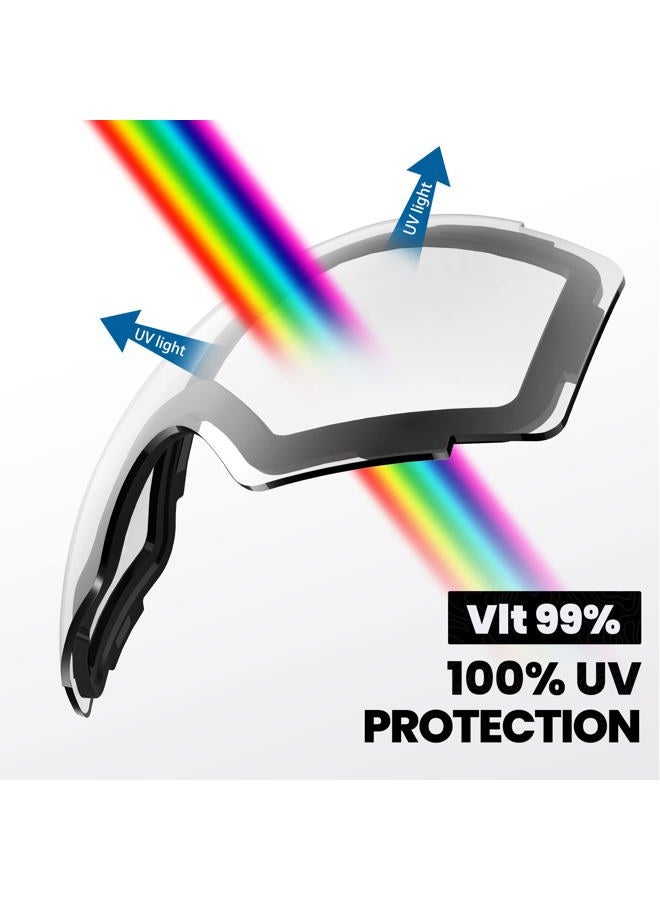 OutdoorMaster Ski Goggles PRO Replacement Lens - 20+ Choices (VLT 99% Clear Lens) - Image 3