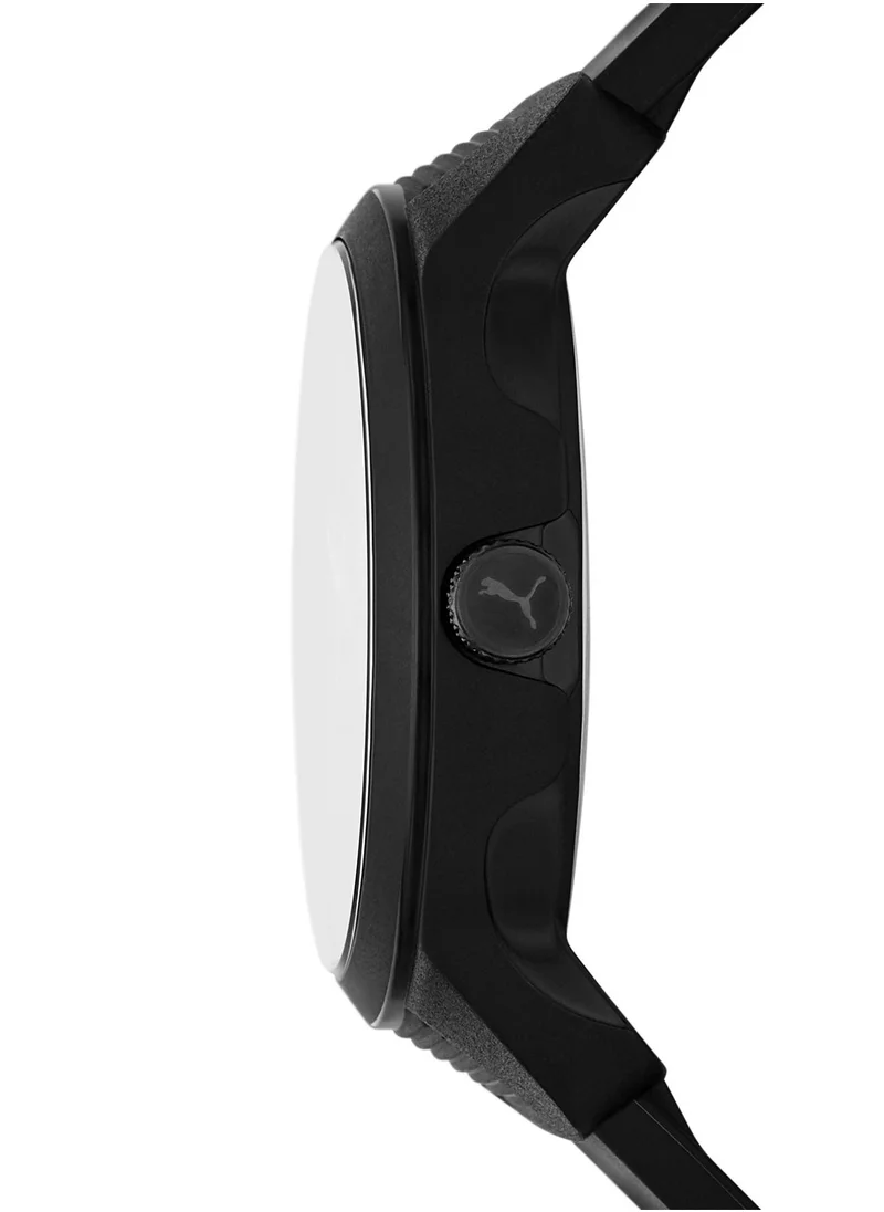 بوما Men's Analog Quartz Watch With Polyurethane Strap - 3 ATM - PU P5065