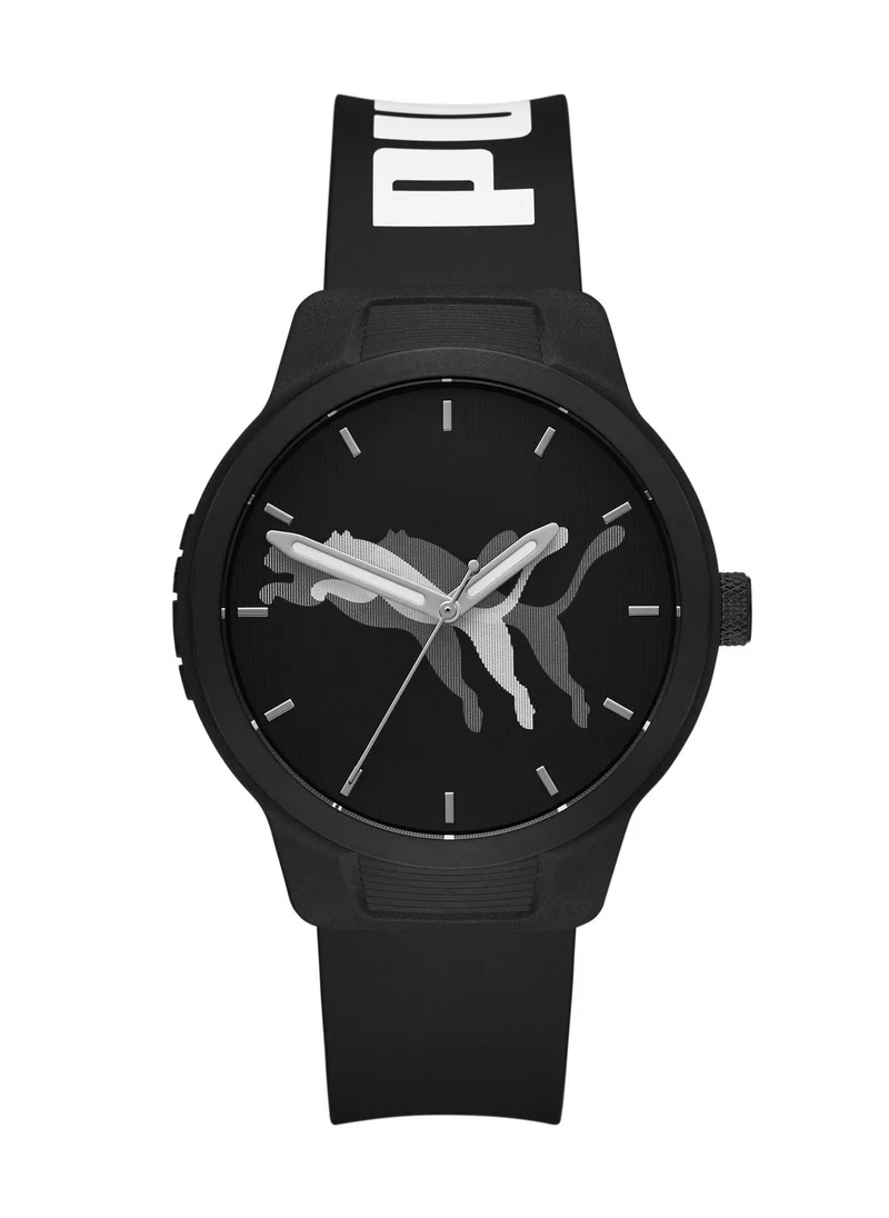 بوما Men's Analog Quartz Watch With Polyurethane Strap - 3 ATM - PU P5065