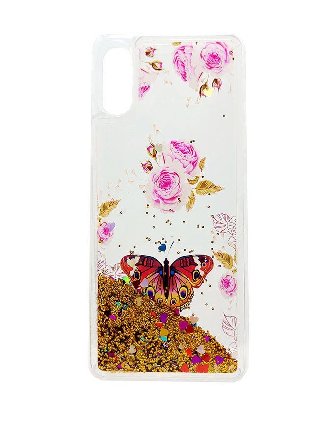 EYE CATCH Samsung Galaxy A02 Case For Women Girls Liquid Glitter Cover Sparkly Clear Shiny Bling Sparkle Phone Back Accessory Protection For Samsung Galaxy A02 Case Transparent  - Image 1