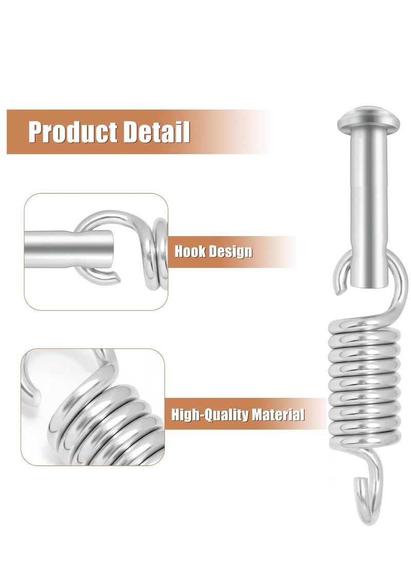 RENOVO Heavy Duty Swing Hangers Hooks φ16*70 Pin φ6.5*φ34*130 Kit for Swing Egg Chair Replacement Parts Extension Spring Accessories for Outdoor Indoor Outside Porch Garden Swings - Image 3
