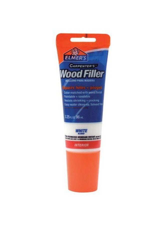 Elmer's E855 Carpenter's Wood Filler, 3.25-Ounce Tube, White - 12 Pack