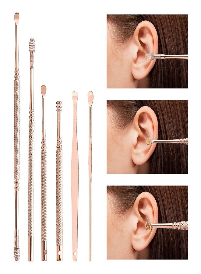 SKINPLUS Ear Wax Remover Tool Kit Stainless Steel Ear Cleaning Tool Reusable Ear Wax Removal Earpick Ear Cleaner Ear Wax Picker Ear Curette Cleaner Ear for Adults and Kids Ear Care Tool - 10 Pcs - Image 2