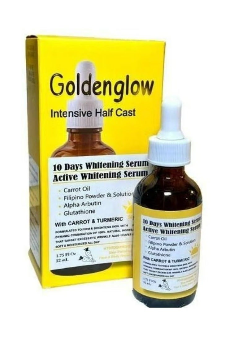 Goldenglow Intensive Half Cast 10 Days Whitening Serum Active Whitening Serum 52 Ml