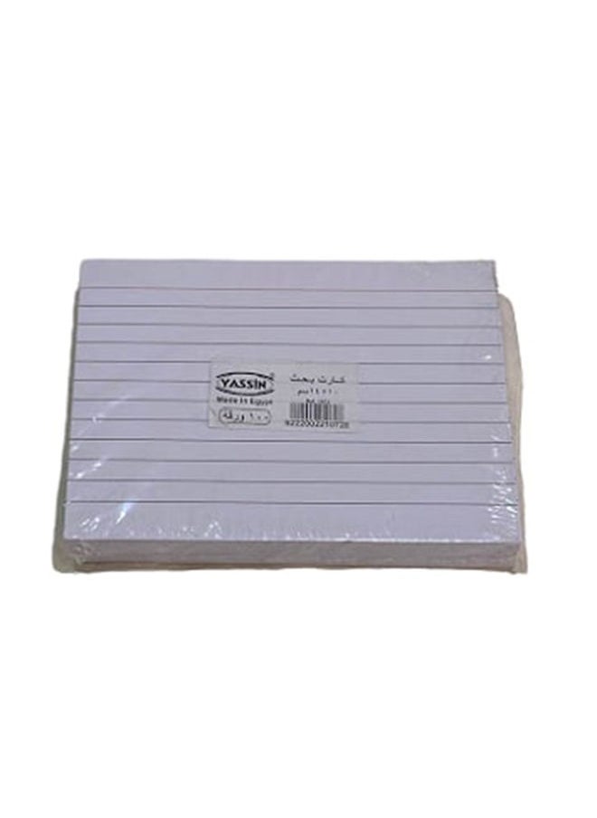 Yassin Pack Of Index Card 100 sheets 