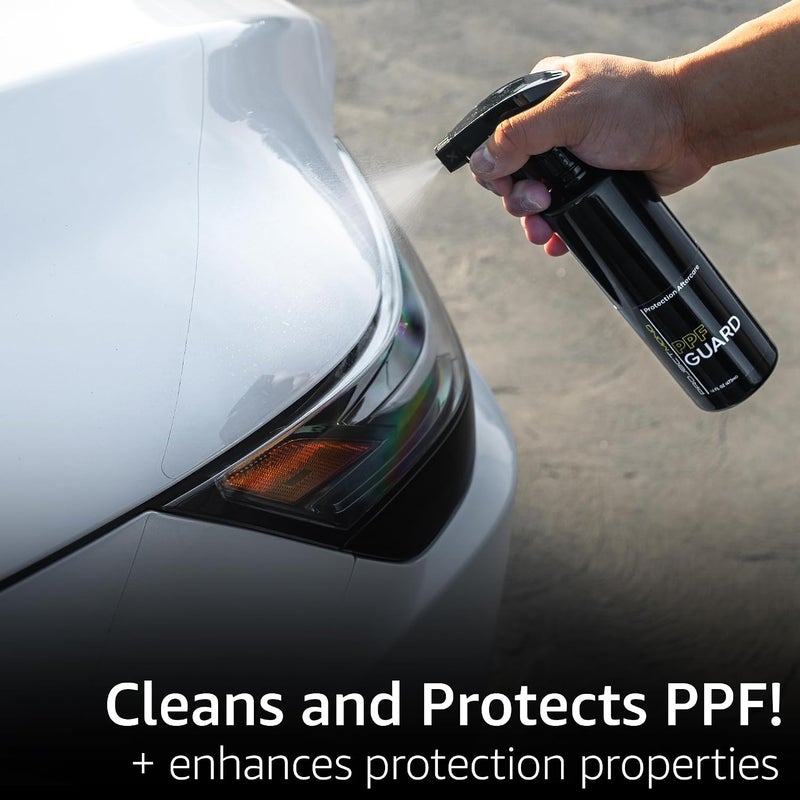 Project Mono's PPF Guard - Cleans and Restores Paint Protection Film, Enhances Hydrophobic Properties for All Car PPF (16 fl oz) - Image 1