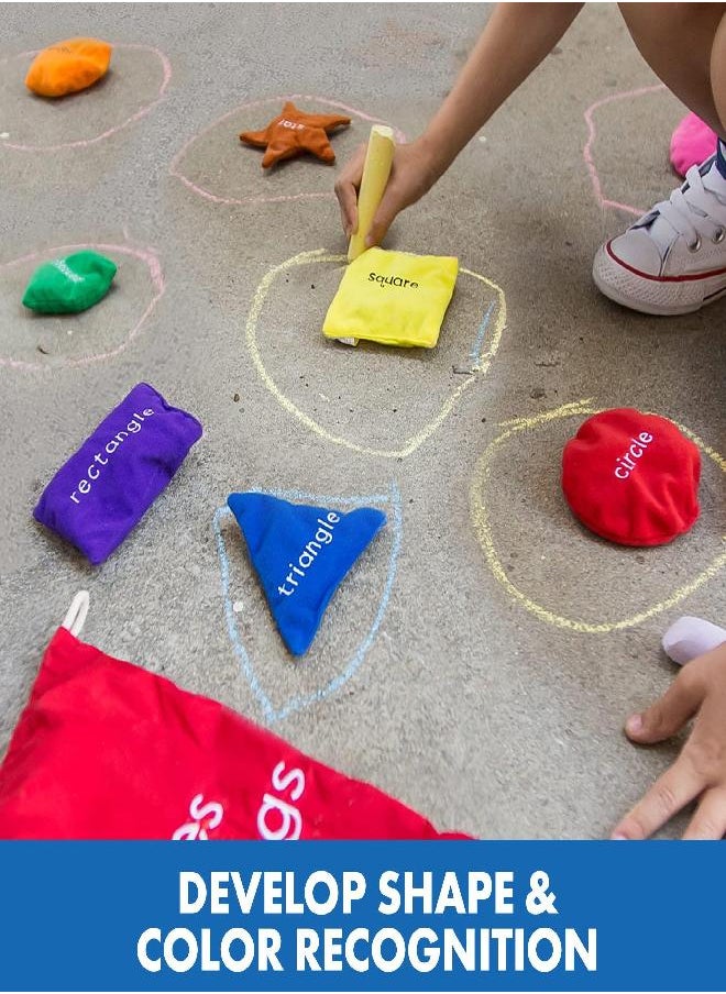 Educational Insights - Educational Insights Shapes Beanbags, Learn Shapes, Toddler Learning Toy, Preschool Classroom Must Haves, Set of 8 Bean Bags, Ages 3+ - Image 1