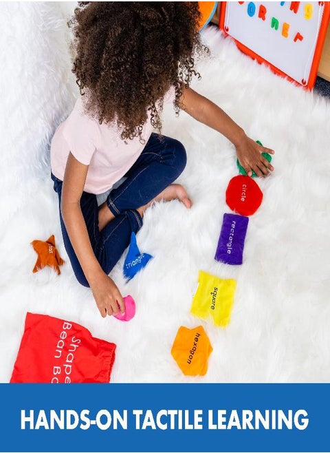 Educational Insights Shapes Beanbags, Learn Shapes, Toddler Learning Toy, Preschool Classroom Must Haves, Set of 8 Bean Bags, Ages 3+