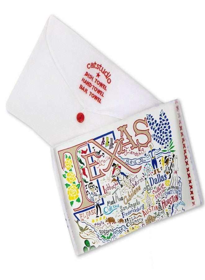 Catstudio Texas Dish Towel - U.S. State Souvenir Kitchen and Hand Towel, Perfect Tea Towels for Texas Lovers, Travel Souvenir, Housewarming Gifts, Couple Gifts - Image 2