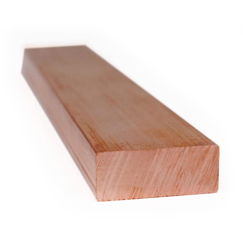 SuperDi Copper Flat Bar Stock 3/8" x 1" x 6"- Knife Making, Hobby, Craft, C110-1 Bar - Image 1