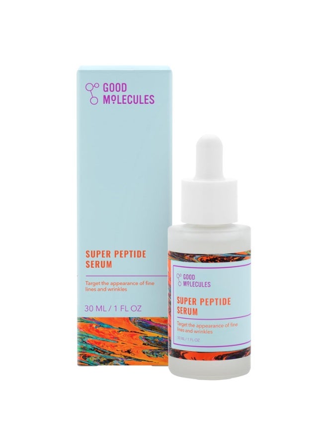 مصل Good Molecules Super Peptide - مصل Copper Pep المضاد للشيخوخة - مصل الوجه المضاد للشيخوخة مع الببتيدات وثلاثيات الببتيد النحاسية لملء البشرة وتثبيتها - العناية بالبشرة ذات الأساس المائي للوجه - Image 1