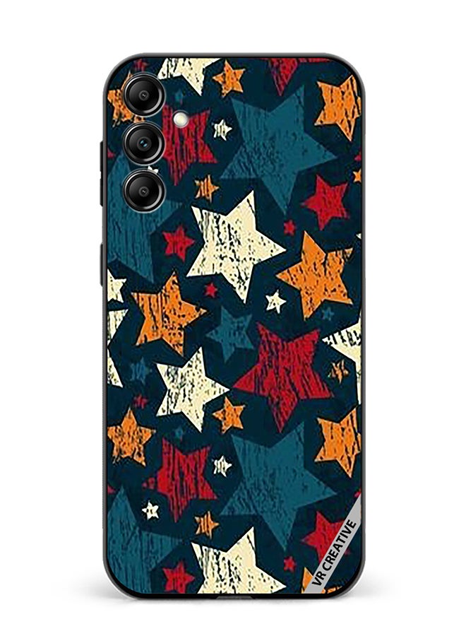 VR CREATIVE Protective Case Cover For Samsung Galaxy A15 5G/A15 Colorful Stars Design Multicolour - Image 1