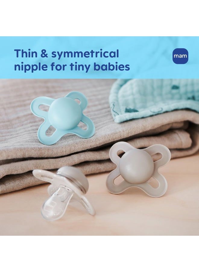 MAM Original Start Matte Newborn Baby Pacifier, Best Pacifier for Breastfed Babies, Girl, 0-3 Months (Pack of 4) - Image 5