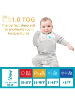 LOVE TO dream Love To Dream Swaddle Up Transition Suit, Large (8.5-11kg), Grey  - Image 4