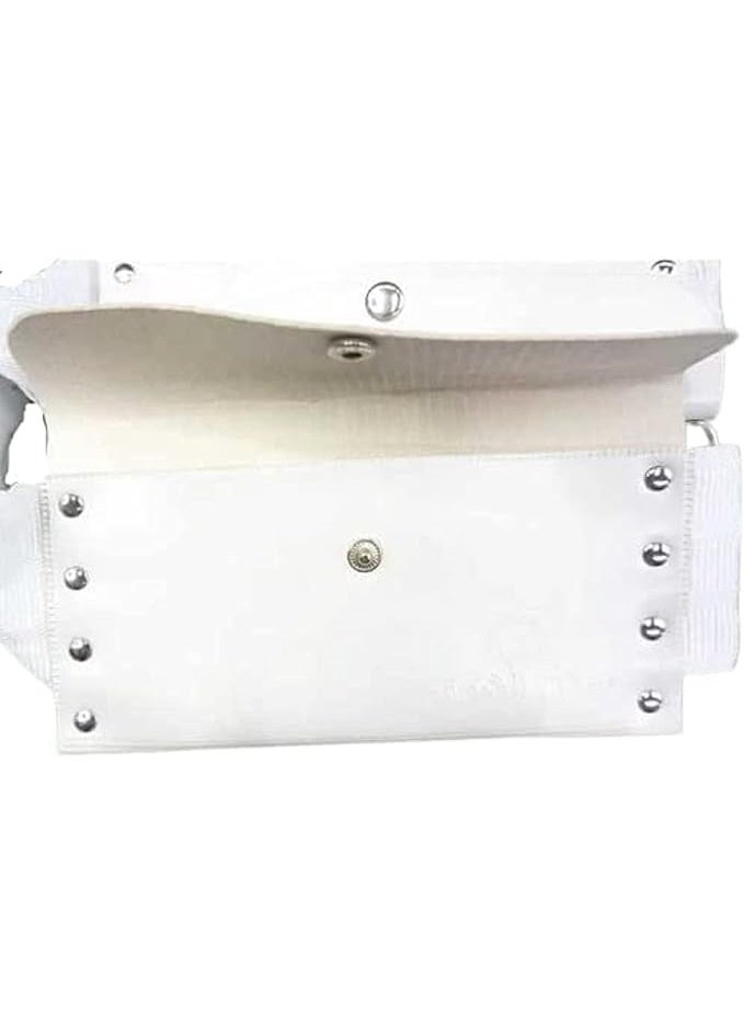 سکیلو حقائب حزام الحج والعمرة باللون الأبيض عالية الجودة لحجاج العمرة المسلمين - حقيبة خصر للسفر خفيفة الوزن وقابلة للتعديل وآمنة - Image 3