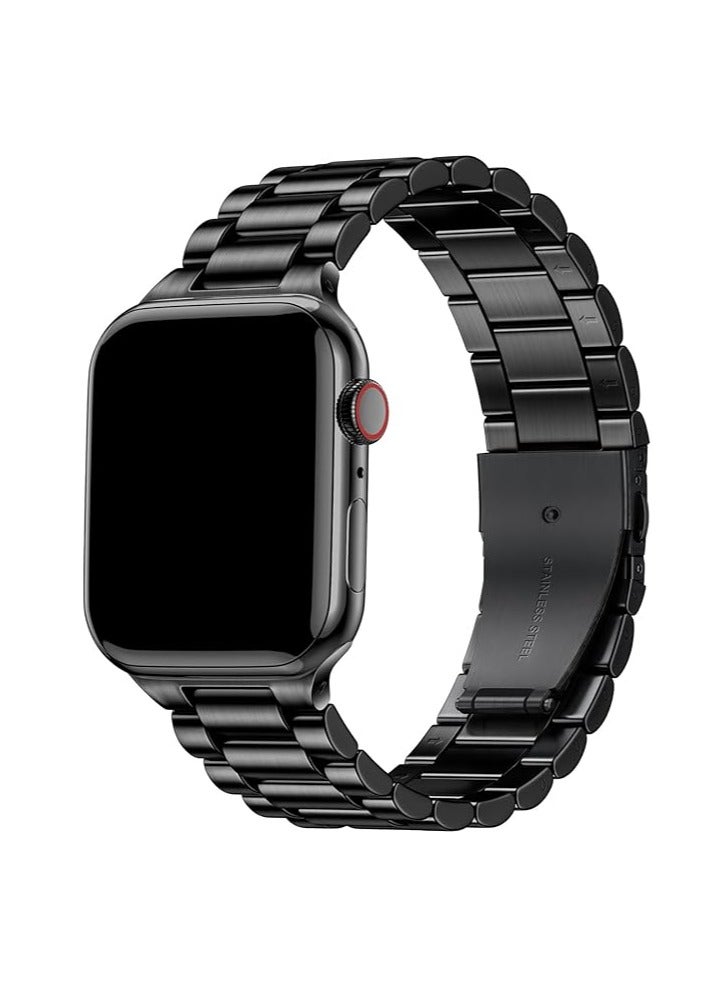 Band For Apple Watch Ultra Band 41mm 40mm 38mm,Metal Stainless Steel Strap for iwatch Series 8 Ultra 7 6 5 4 3 2 1 Se - Image 1