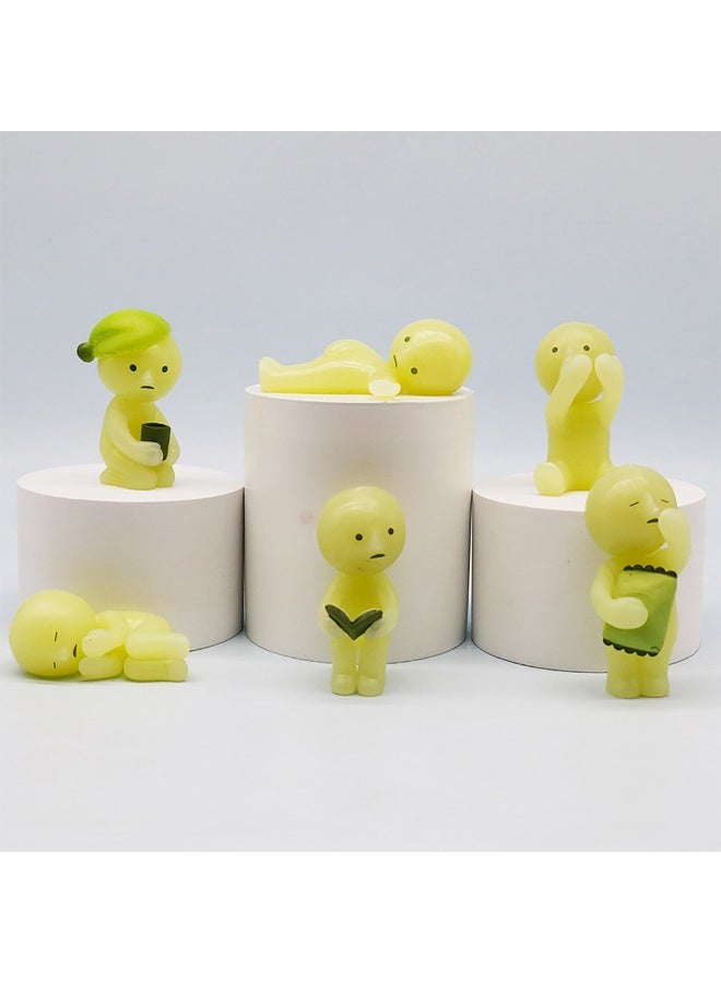 Smiski Glow-in-the-Dark Doll, Bedroom Corner Series, Random Style, 1-Pack (Single Blind Box) (High Quality Edition) - Image 3