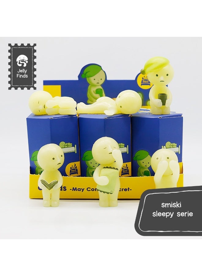 Smiski Glow-in-the-Dark Doll, Bedroom Corner Series, Random Style, 1-Pack (Single Blind Box) (High Quality Edition) - Image 4