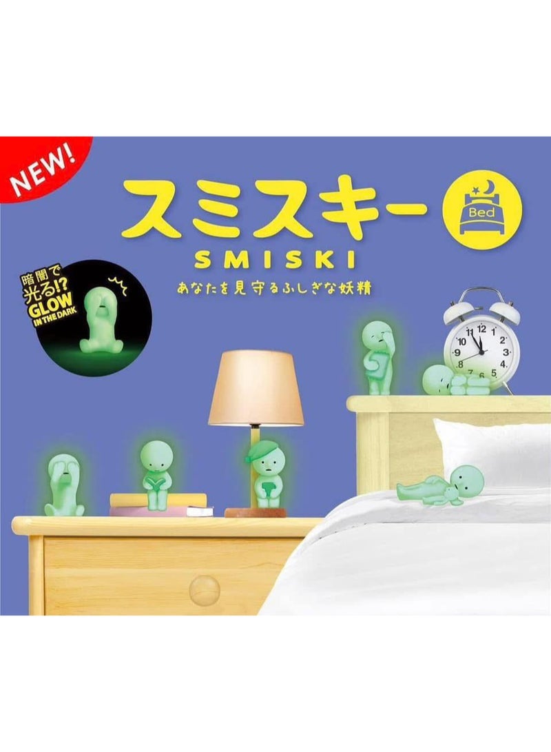 Smiski Glow-in-the-Dark Doll, Bedroom Corner Series, Random Style, 1-Pack (Single Blind Box) (High Quality Edition) - Image 2